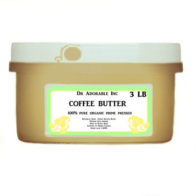 ANTI AGING COFFEE BEAN BUTTER FRESH ORGANIC COLD PRESSED 2 OZ -12LB 