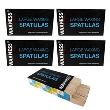 Waxness Wax Necessities Body Waxing Wooden Spatula Applicator 500pk
