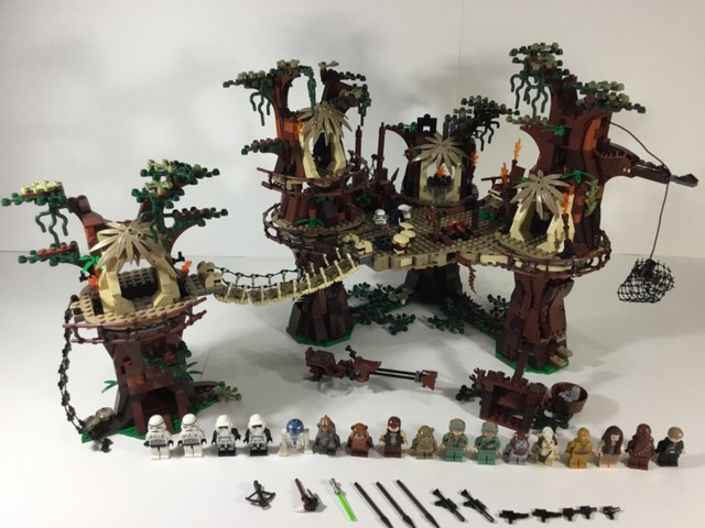lego star wars ewok village ebay