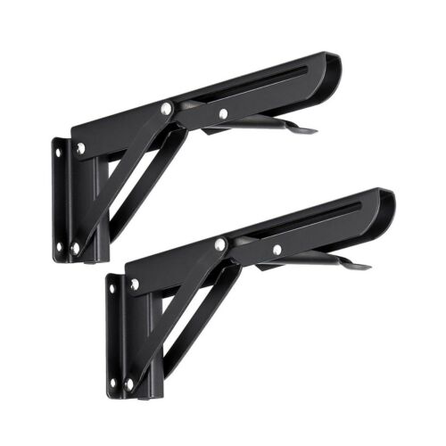 Sumnacon Sturdy Folding Shelf Bracket 1.14LB Quality Steel Strong Smooth Surface - Picture 1 of 7