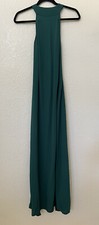 New Reformation Filippa Halter Neck Dress Sycamore Size 8