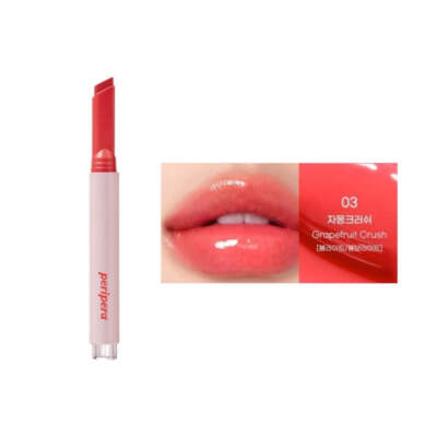 Peripera Heart Jam Glow Lip 6 Colors #03 Grapefruit Crush #mde