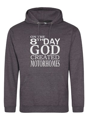 Wohnmobil Hoodie Am 8. Tag Gott schuf Wohnmobile Camping Hoody Camper
