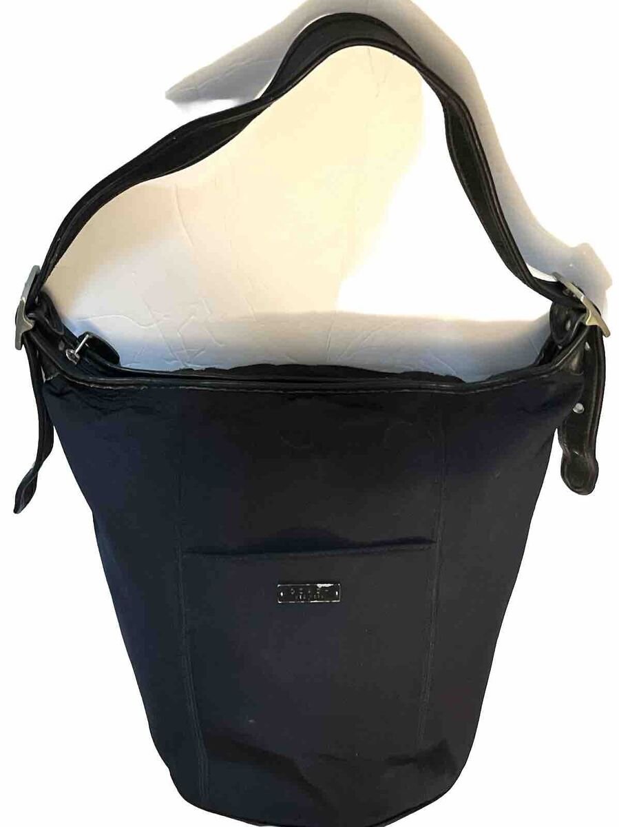 VINTAGE COACH LAGACY SHOULDER CROSSBODY BAG BLACK NYLON VINTAGE COACH LAGACY SHOULDER CROSSBODY BAG BLACK NYLON