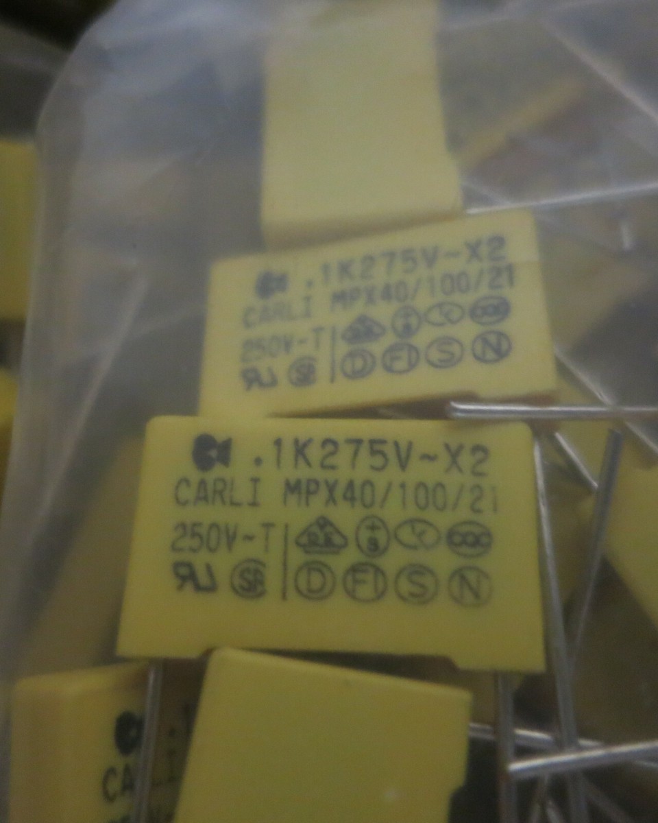 5 pcs) Plastic Film Capacitor .1K275V MPX PX104K3ID1 ** US