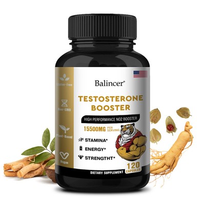 Natural Testosterone Booster - Increase Energy Improve Muscle Strength & Growth