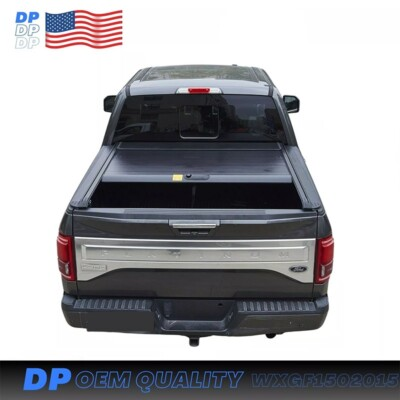 #ad Tonneau Cover Truck Bed For Ford F 150 Retractable Waterproof Aluminum Locking $559.00