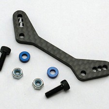 Ponte ammortizzatore anteriore fibra di carbonio V-One RR EVO RRR ricambio Kyosho VZW052