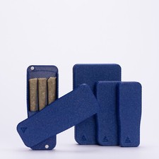 Pre-Rolls Case, Magnetic Cigarette Crush Proof Holder, Ultramarine Blue Large