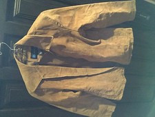 (r)elativity Coat,leather/ Suede, Camel Color,size S,style Lo7301,nwt