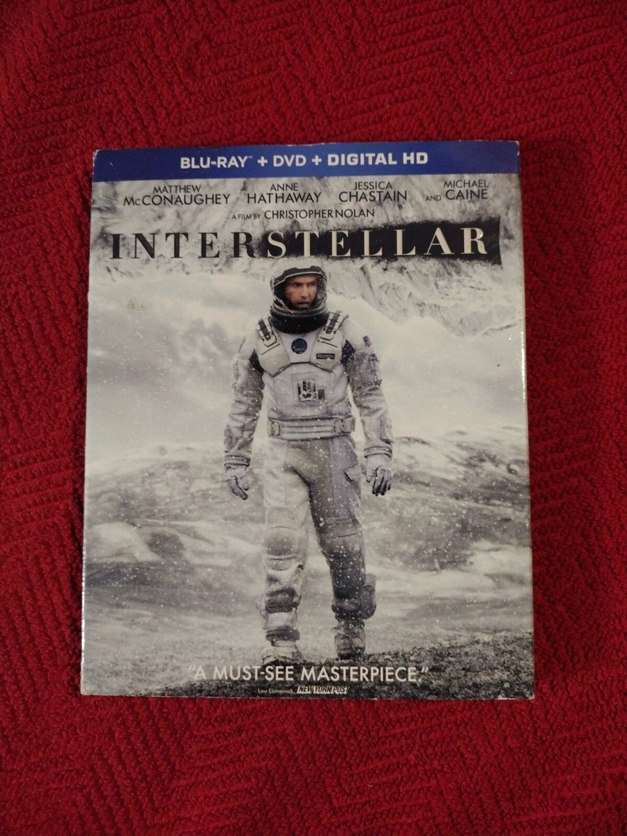 Interstellar (Blu-ray/DVD, 2015, 3-Disc Set, IMAX Film cell, With Silpcover)