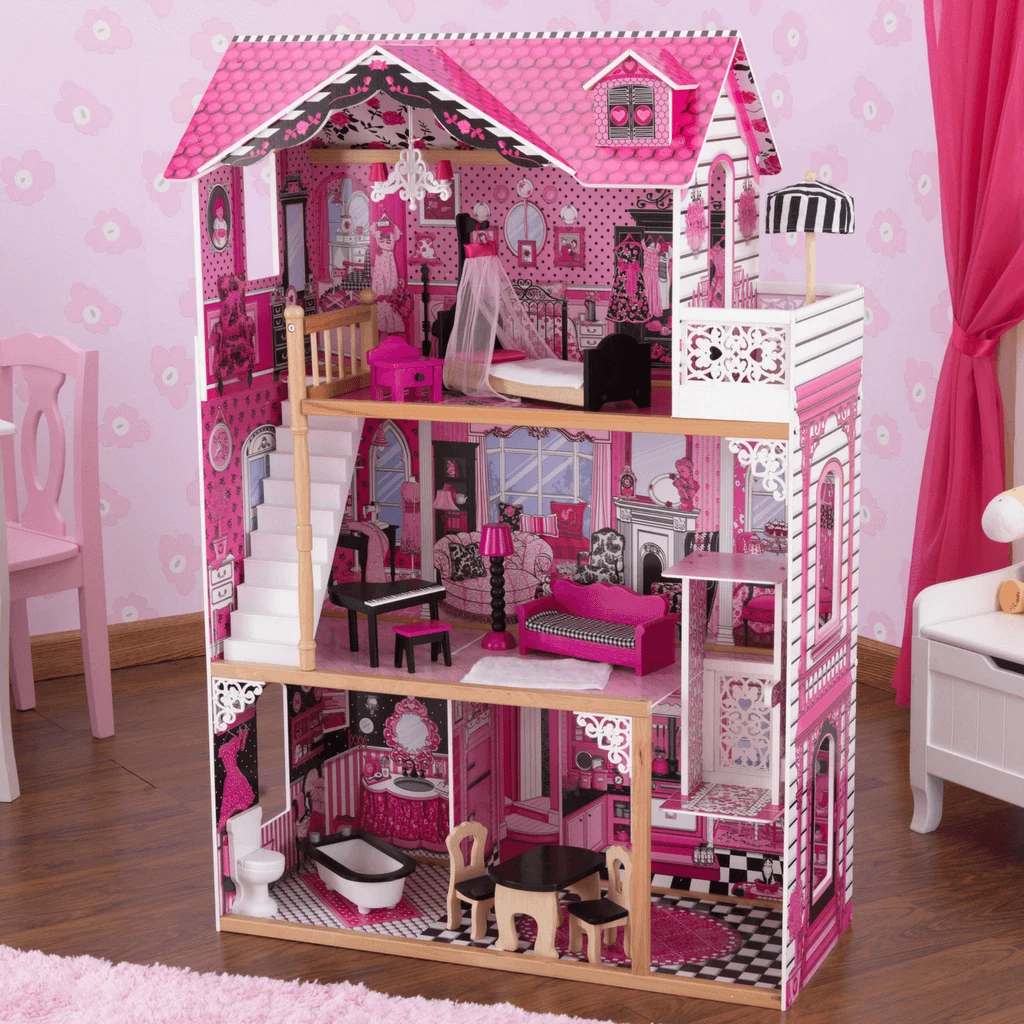 Girls wooden on sale dolls house
