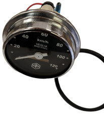 ukscooters VESPA PK 50 80 100 125 SPEEDOMETER 0-120KM BLACK NEW SPEEDO
