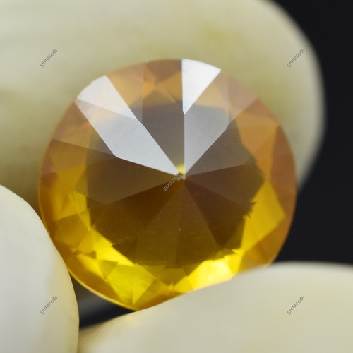 Natural Yellow Sapphire 6.15 Ct Round Shape CERTIFIED Loose Gemstone Necklaces - Picture 6 of 6