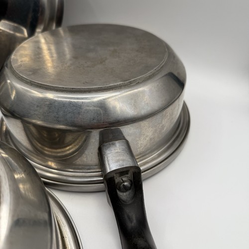 Inkor VINTAGE 5 Strati Multicore Acciaio Inox Salsiera Pan & Pentola Set 4pz + 1 Coperchio - Foto 6 di 23