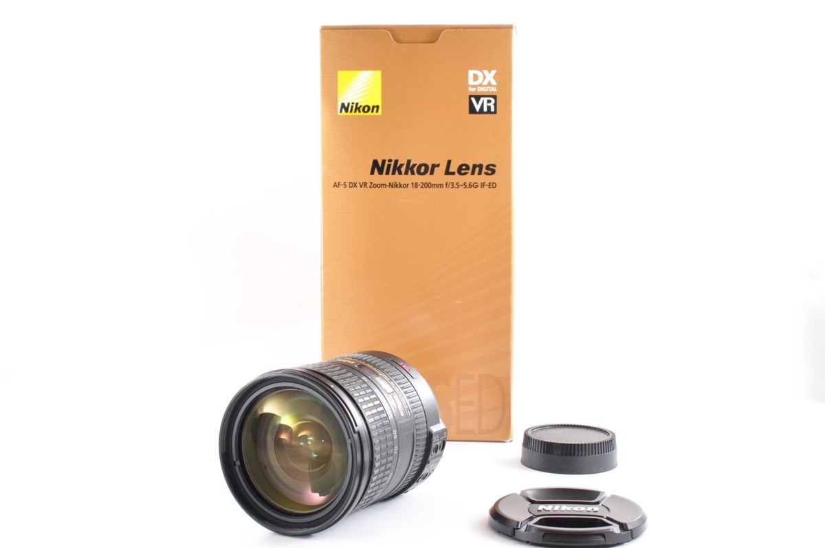 Nikon AF-S DX Nikkor 18-200mm f3.5-5.6 G ED VR Lens From
