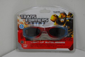 Transformers Prime Light Up Shatter Proof Sunglasses Kids 4 /& Up