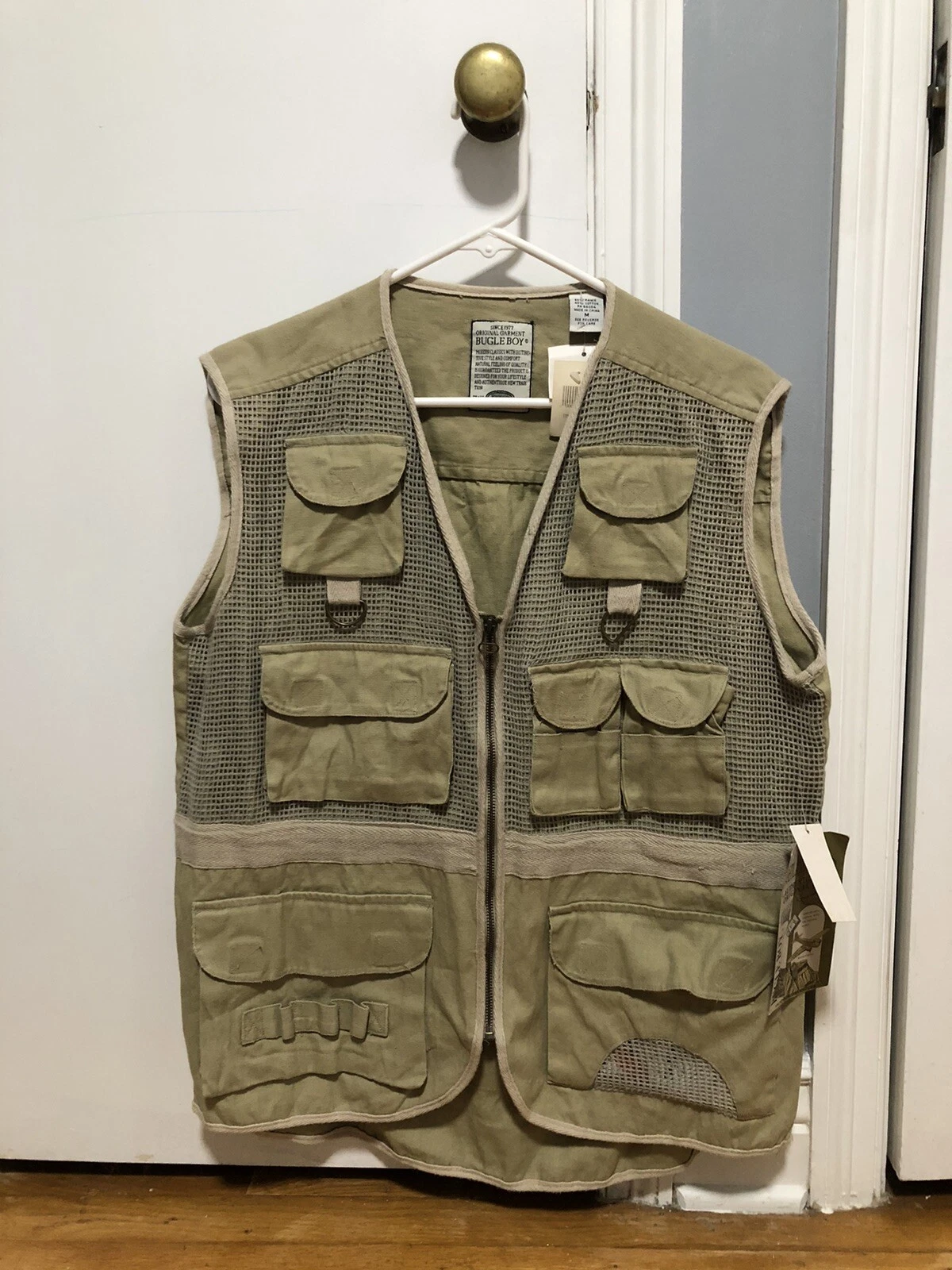 Vintage & New With Tags Bugle Boy Wetlands Vest Fishing Hunting Hiking (Medium)