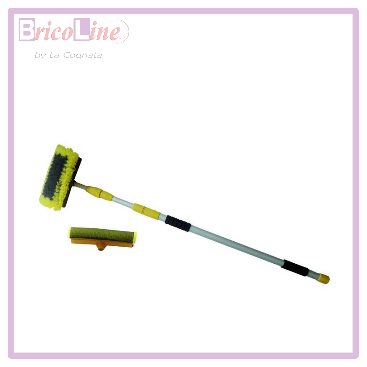 SPAZZOLONE LAVAGGIO AUTO/PANNELLI SOLARI FISSO CM.135-300 BLINKY WASH-300