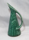 Anna Van Briggle Handled Green Vase Signed  Vintage  T2785