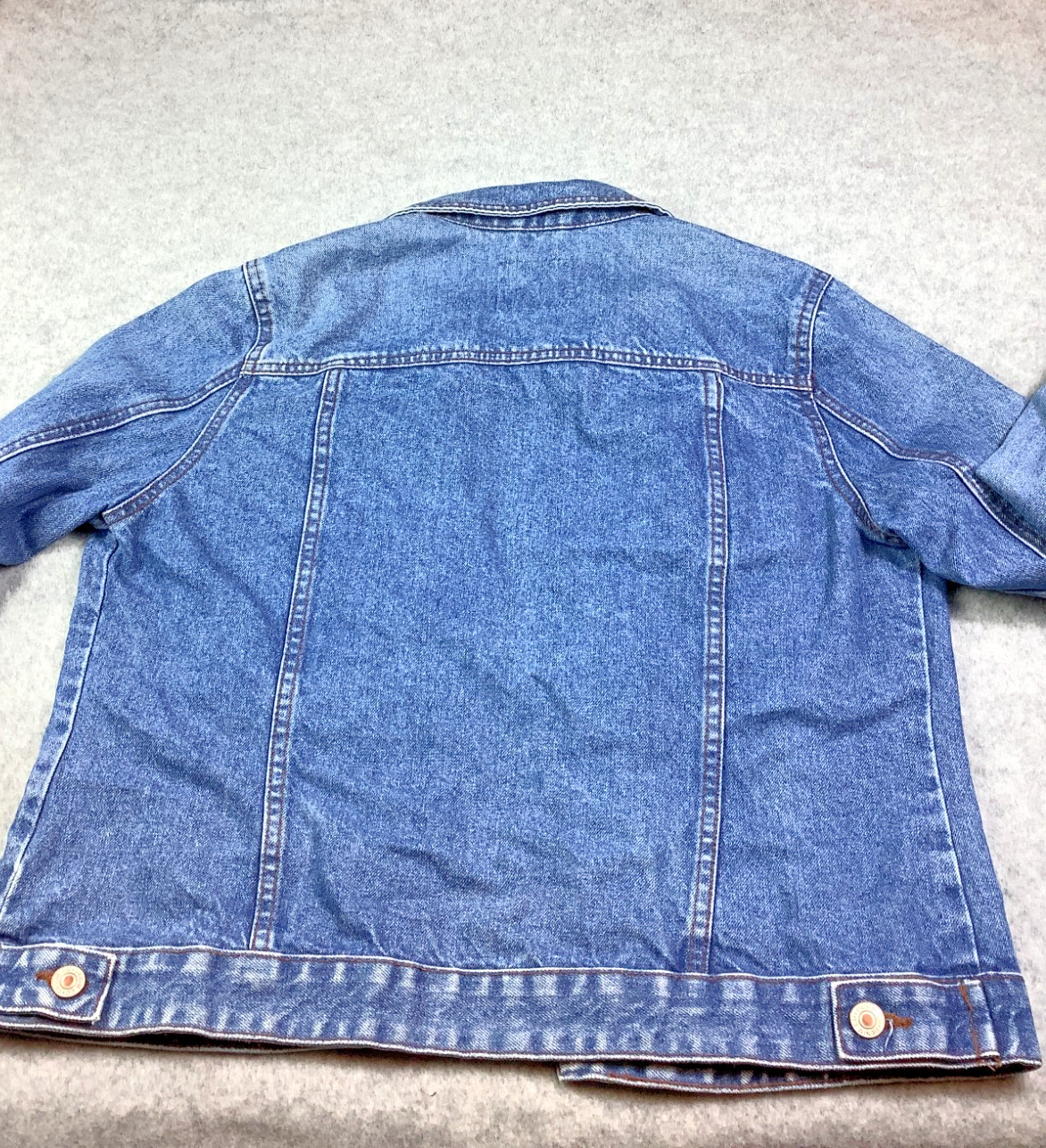 Women's Denim & Co. Classic Blue Denim Jacket, Size 14 Women's Clothing P8x image 6
