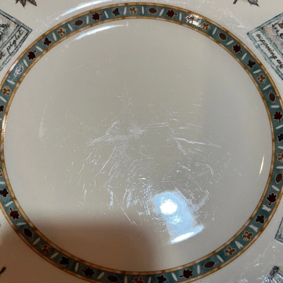 Juego de 2 platos de gres decorativos para decoración de cocina Disney Winnie the Pooh Foto 3 de 4