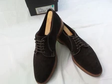 ALLEN EDMONDS 1005 BADLANDS Oxford Brown Suede Leather Size US 9.5 3E /UK  9 3G