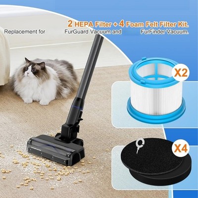 Multifuntional Plastic Filter Set Wet Dry Vacuum Filter Repair Part for Home