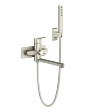 Pulse Niagara Wall Mount Tub Filler - Brushed Nickel 3030-WMTF-BN