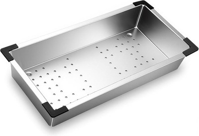 LemonRoad 8.27 x 16.93 Inch Stainless Steel Colander for Kitchen, Thickened over