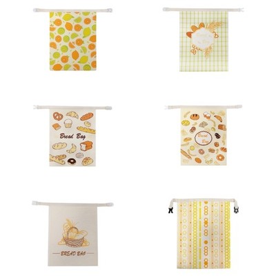 Cotton Bees Wax Storage Bag Storage Container For Bread Pastries Cheese