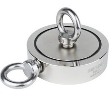 Magnete SENSEI da 500 kg, Magnete a Doppia Faccia al Neodimio N52 con Occhiello 