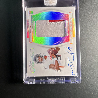 2024 Flawless RPA Michael Penix Jr Rookie On Card Auto Patch JERSEY MATCH 9/20