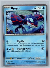 Kyogre 034/132 Rara Carta Pokemon Mega Evoluzione Holo Near Mint