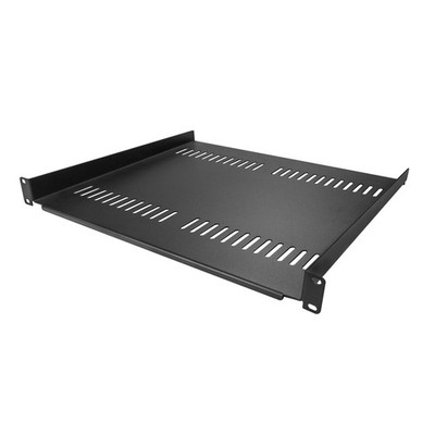 StarTech 2-Pack 1U Server Rack Shelf, Vented, 44lb Capacity, 16'' Deep (CABSHELF1