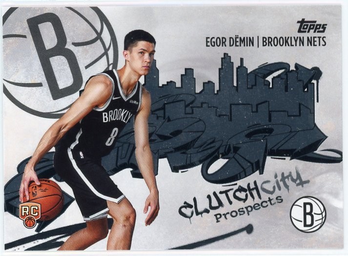 Egor Demin 2025-26 Topps #CC-8 Clutch City Prospects