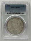 1896 US Morgan Silver Dollar $1 PCGS MS64
