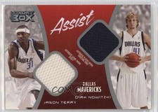 2004-05 Topps Luxury Box Assist Relics 170/350 Jason Terry Dirk Nowitzki HOF 7xr