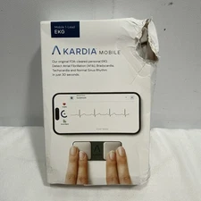 AliveCor Akardia Mobile FDA-Cleared Mobile 1-Lead Personal EKG ~ NEW/Damaged Box