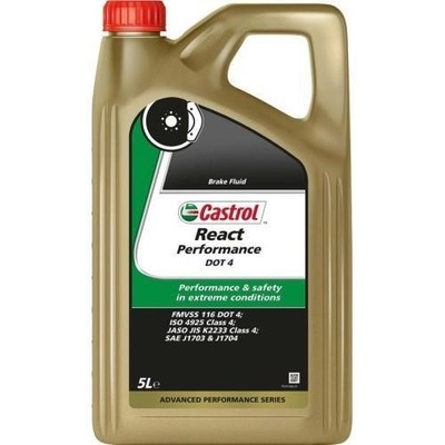 Castrol React Performance DOT 4 Bremsflüssigkeit ISO 4925 SAE J1703 5 Liter 15F2