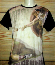 MENS CRANK CREATION OF ADAM T-SHIRT SIZE S (MADE IN USA)