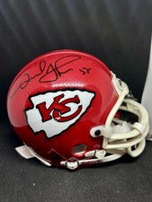 KANSAS CITY CHIEFS DERRICK THOMAS SIGNED MINI HELMET JSA COA NFL HOF AUTOGRAPH