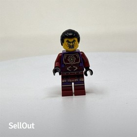 LEGO Ninjago Clouse Minifigure With Black Hair Tournament of Elements Figure