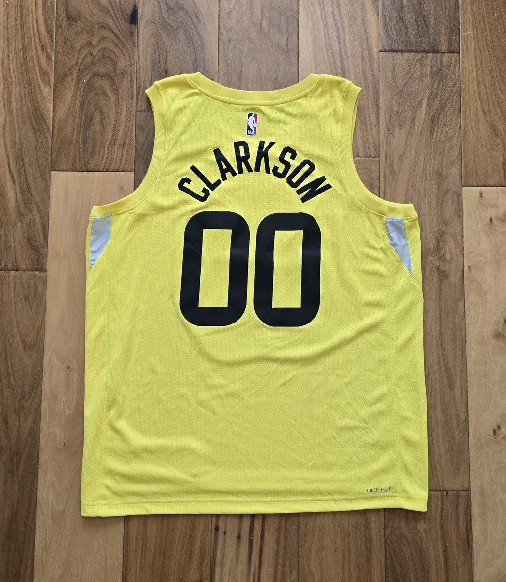 NBA ユタジャス XL NWT Nike Utah Jazz Jordan Clarkson #00 Icon Swingman XL Jersey NBA