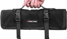 Echt Stahl EDC Aufbewahrungsrolle schwarz Canvas gepolstert Ausr&uuml;stung Organizer Stift Werkzeug Taschen