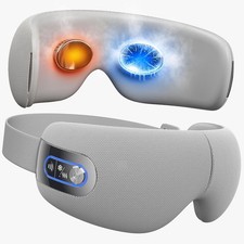Bob and Brad EYEFLOW Eye Massager with Heat Cooling Sleep Compress Eye Mask