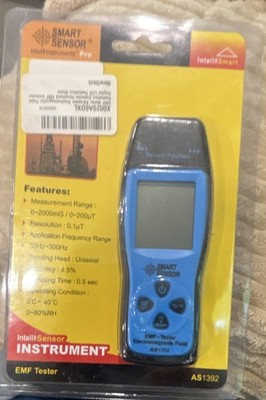 Smart Sensor Pro AS1392 EMF Tester Electromagnetic Field Meter Tester