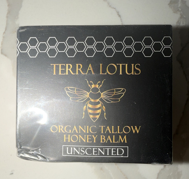 Terra Lotus Organic Unscented Tallow + Honey Balm Full Body Moisturizer