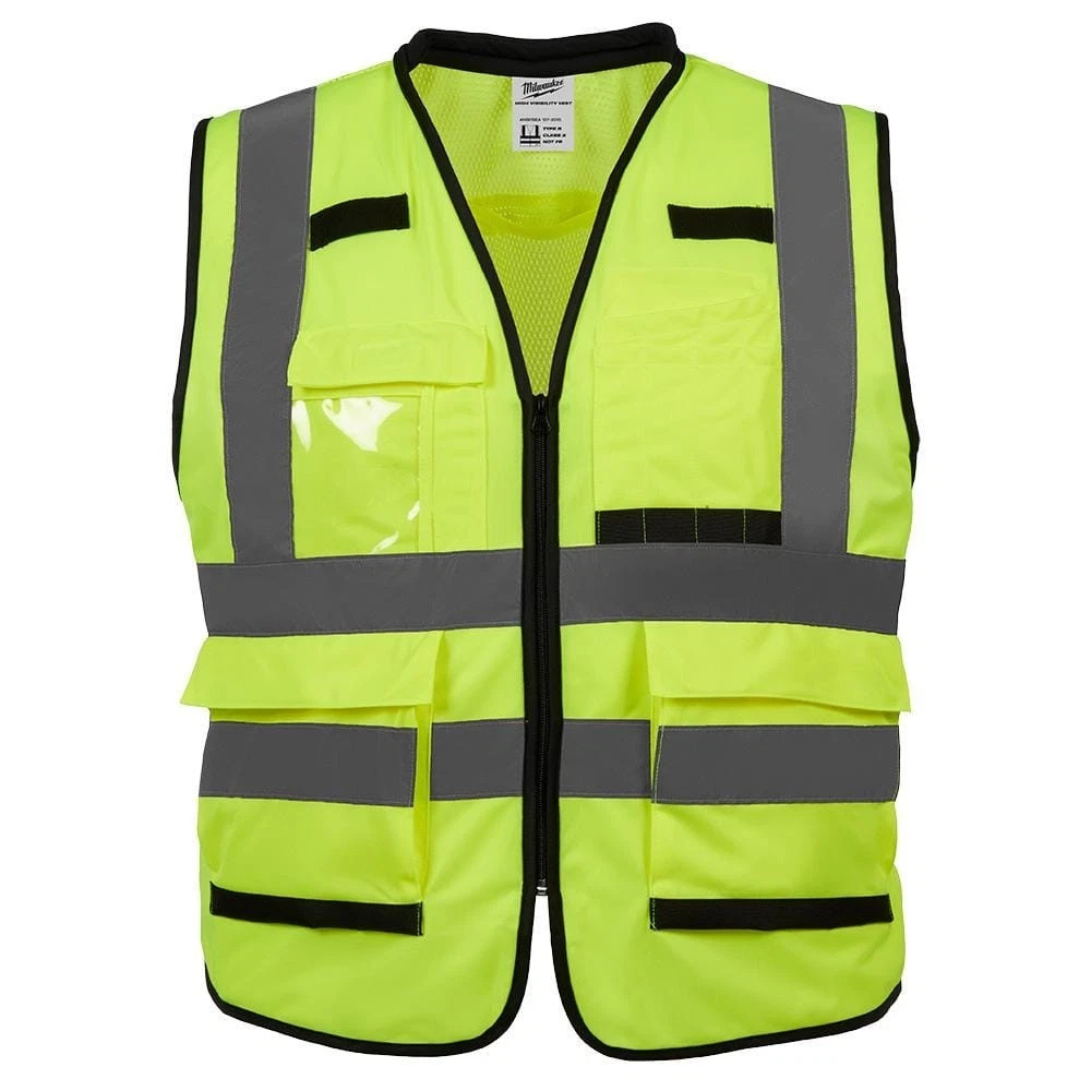 Milwaukee 48-73-5043 High Visibility Yellow Performance Safety Vest - XXL/XXXL - product detail image 1