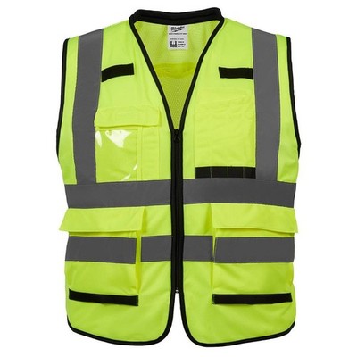 Milwaukee 48-73-5043 High Visibility Yellow Performance Safety Vest - XXL/XXXL